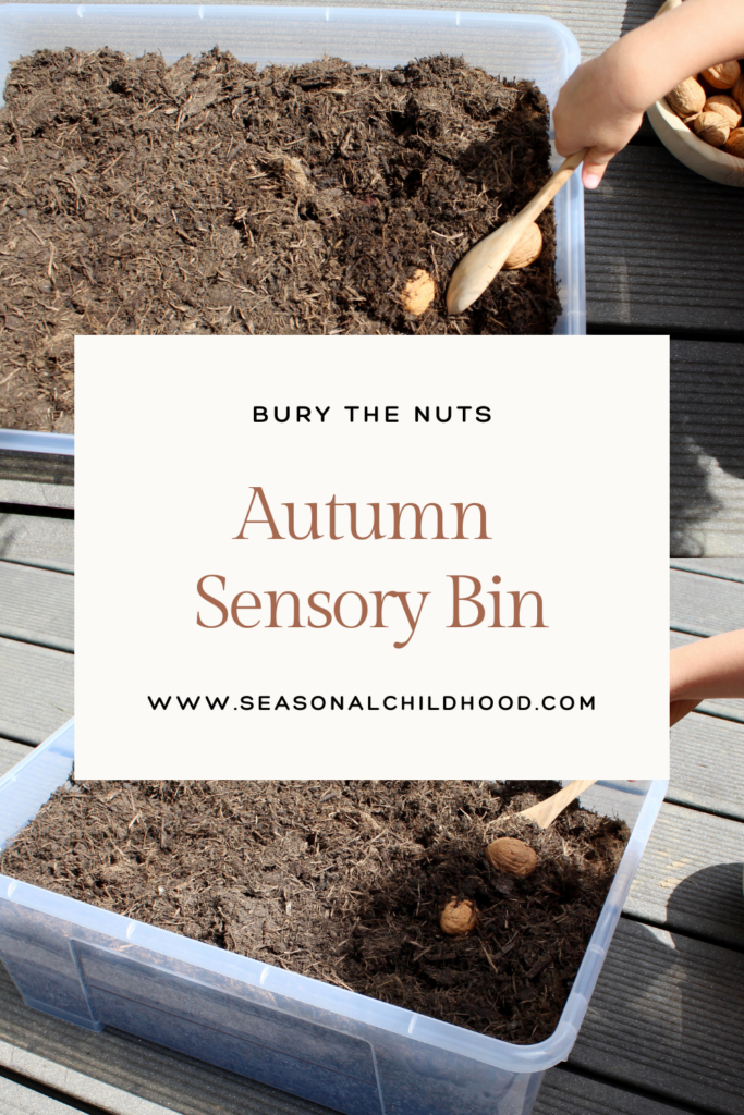 autumn sensory bin